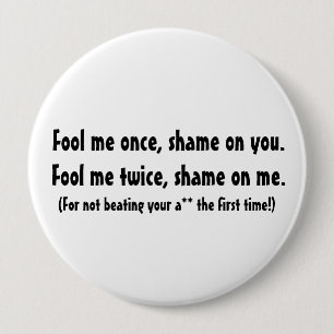 Badge Rond 10 Cm Dupez-moi une fois…