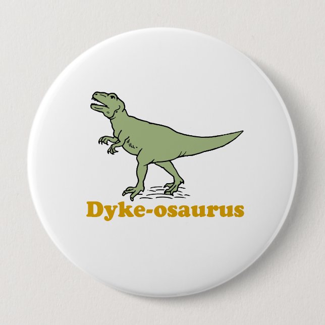Badge Rond 10 Cm Dykeasaurus (Devant)