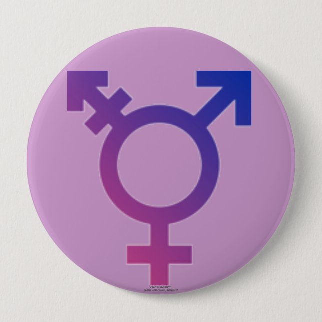 Badge Rond 10 Cm Égalité entre les sexes (Devant)