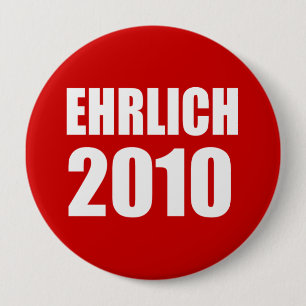 BADGE ROND 10 CM EHRLICH 2010