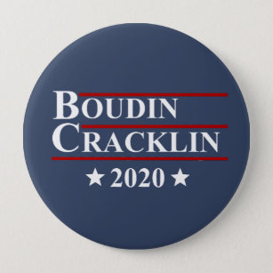 Badge Rond 10 Cm Élection 2020 de la Louisiane Cajun d'amusement de
