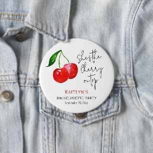 Badge Rond 10 Cm Elle est la figurine décorative pour enterrement d