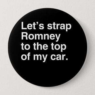 Badge Rond 10 Cm Embrassons Romney au sommet de ma voiture.png