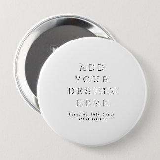 Badge Rond 10 Cm Épinglette ronde simple de 4 pouces/