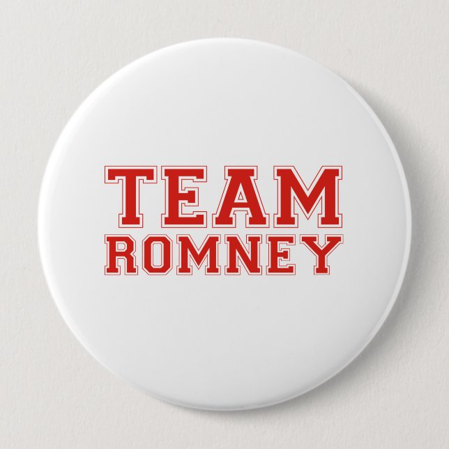 BADGE ROND 10 CM ÉQUIPE ROMNEY (Devant)