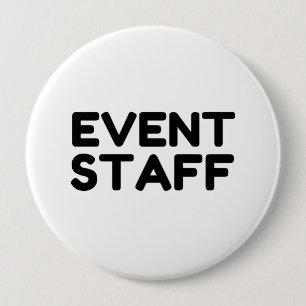 BADGE ROND 10 CM EVENT STAFF