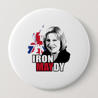 Badge Rond 10 Cm Fer Maydy la Dame de fer - -