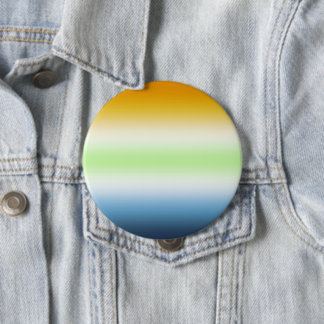 Badge Rond 10 Cm Fierté Agender AroAce à dégradé