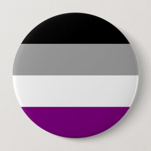 Badge Rond 10 Cm Fierté asexuelle
