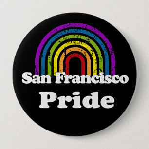 BADGE ROND 10 CM FIERTÉ DE SAN FRANCISCO
