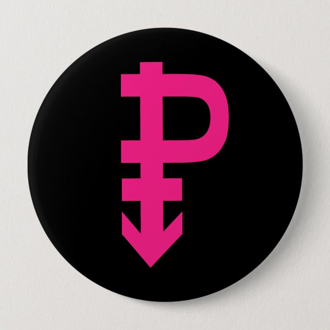 Badge Rond 10 Cm Fierté transexuelle - (Devant)
