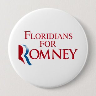 Badge Rond 10 Cm FLORIDIANS POUR ROMNEY.png