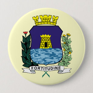 Badge Rond 10 Cm Fortaleza Ceara, Brésil