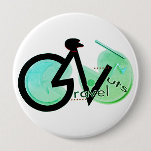Badge Rond 10 Cm Fous du Gravel