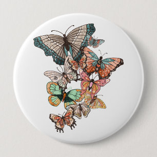 Badge Rond 10 Cm Frotter dans le ressort