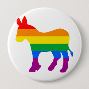 Badge Rond 10 Cm GAY DEMOCRAT.png