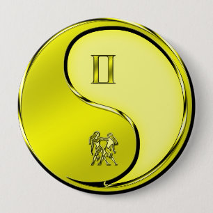 Badge Rond 10 Cm Gemini the Twins