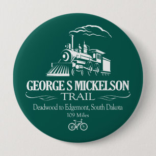 Badge Rond 10 Cm George S Mickelson Trail (RT)