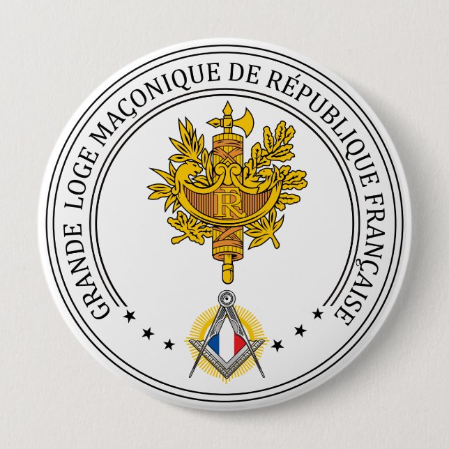 Badge Rond 10 Cm Gîte de France (Devant)