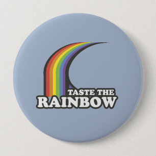 BADGE ROND 10 CM GOÛTEZ L'ARC-EN-CIEL - .PNG