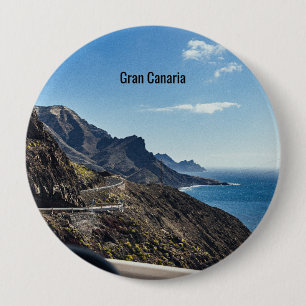 Badge Rond 10 Cm Grande Canarie (île des Canaries), Espagne,