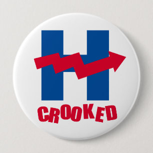 BADGE ROND 10 CM H CRACHÉ - HILLARY CRACHÉE