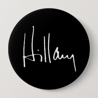 Badge Rond 10 Cm HILLARY CLINTON AUTOGRAPHIE -.png