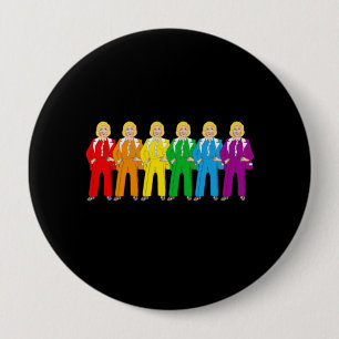 Badge Rond 10 Cm Hillary Pantsuit Pride -