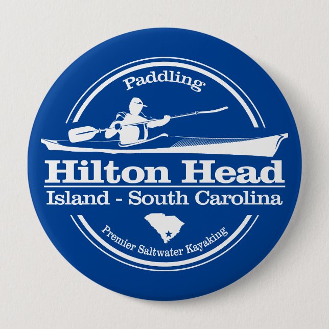 Badge Rond 10 Cm Hilton Head (SK) (Devant)