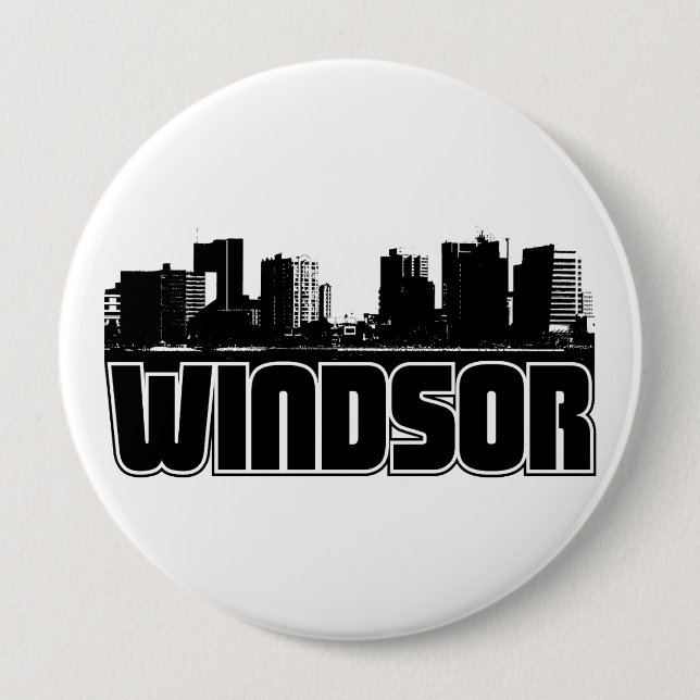 Badge Rond 10 Cm Horizon de Windsor (Devant)