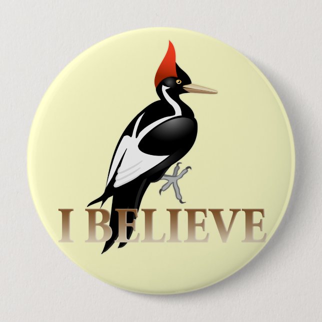 Badge Rond 10 Cm IBWO :Je crois (Devant)