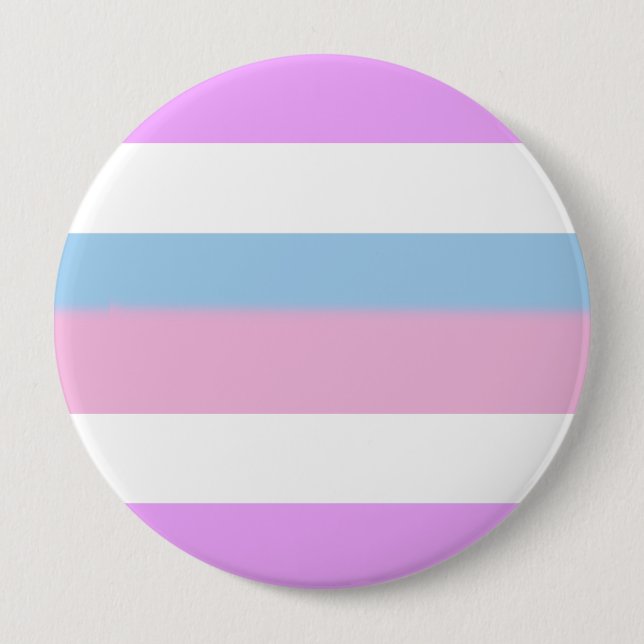Badge Rond 10 Cm Indicateur de la fierté intersexuelle (Devant)