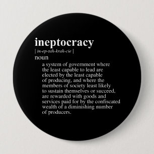Badge Rond 10 Cm Ineptocracy Definition.png