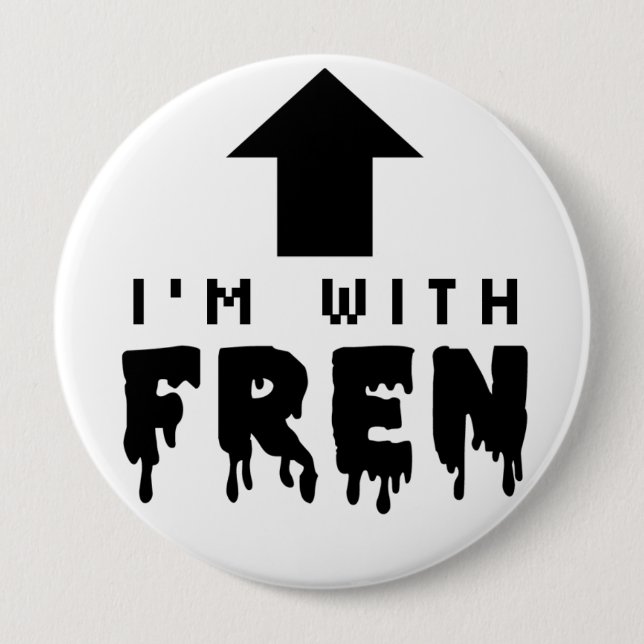 Badge Rond 10 Cm Insigne de FREN (Devant)