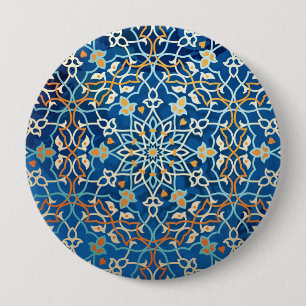 Badge Rond 10 Cm Inspiration Mandala