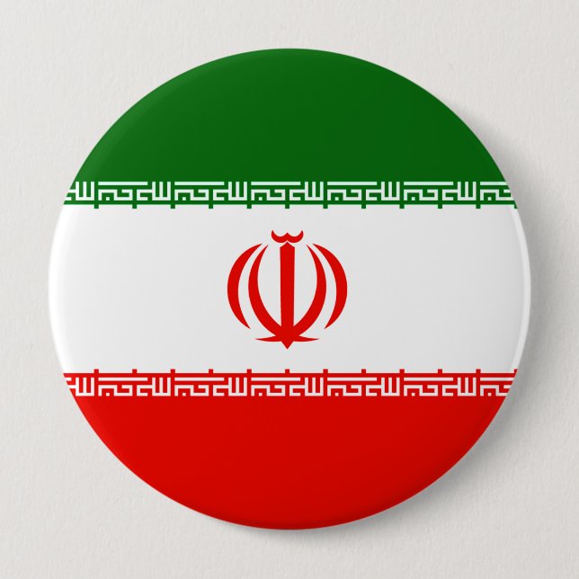 Badge Rond 10 Cm Iran (Devant)
