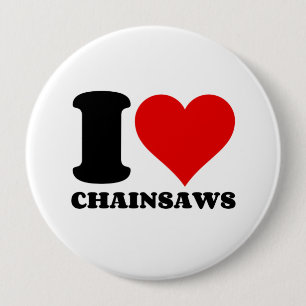 BADGE ROND 10 CM J'ADORE LA CHAÎNE SAVONS