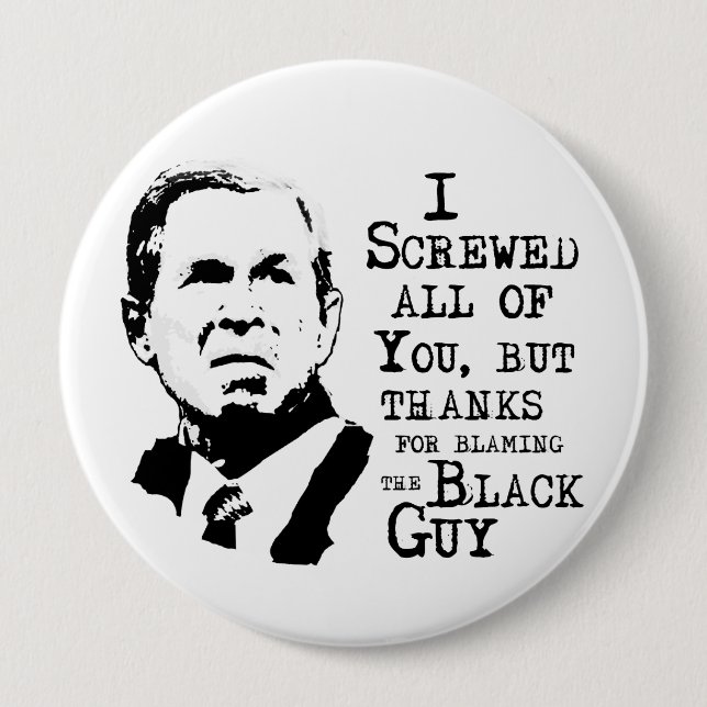 Badge Rond 10 Cm J'ai vissé tous les vous mais mercis de blâmer le (Devant)