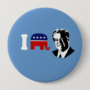 Badge Rond 10 Cm J'Aime Haley Barbour