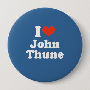 BADGE ROND 10 CM J'AIME JOHN THUNE