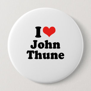 Badge Rond 10 Cm J'aime John Thune