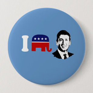 Badge Rond 10 Cm J'aime la marque Sanford