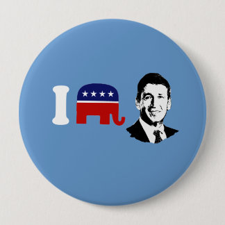 Badge Rond 10 Cm J'aime Mark Sanford