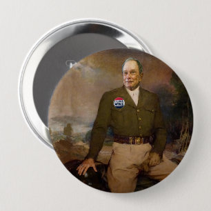 Badge Rond 10 Cm J'aime Mike dans une veste à glace