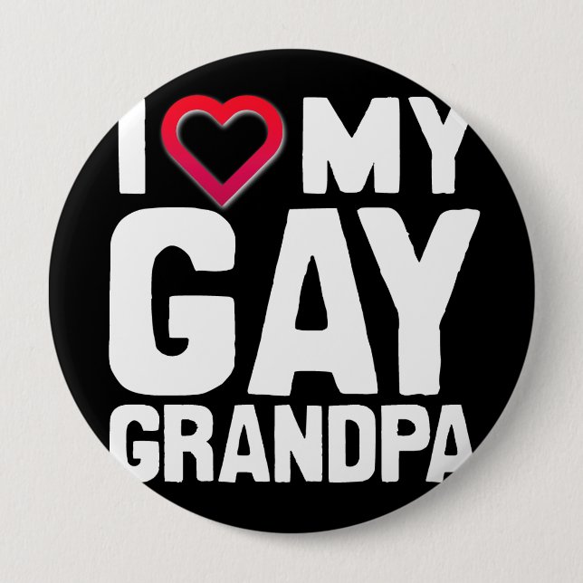 Badge Rond 10 Cm J'AIME MON GAY GRANDPA - -.png (Devant)