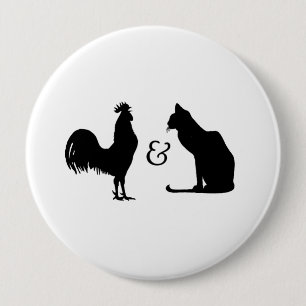 Badge Rond 10 Cm J'aime tous les deux