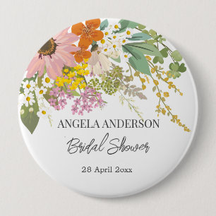 Badge Rond 10 Cm Jardin de fleurs printanières Coaster en papier po