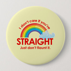 Badge Rond 10 Cm JE NE M'INQUIÈTE PAS SI VOUS êtes DROITS