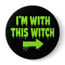 Je Suis Avec Cette Sorcière Drôle Design Halloween