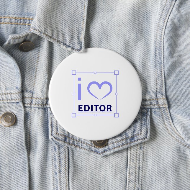 Badge Rond 10 Cm Je suis rédacteur (En situation)